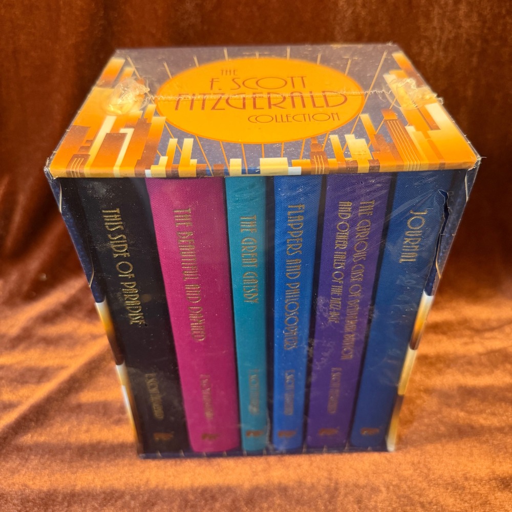 F. Scott Fitzgerald Collection 6 Book Box Set Great Gatsby New Sealed Hardcover